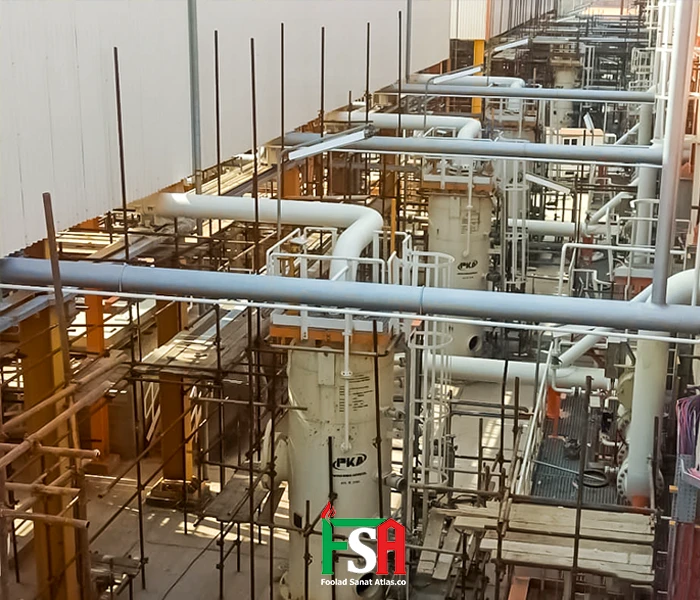 ساخت پالایشگاه نفت و گاز ، شرکت فولاد صنعت اطلس